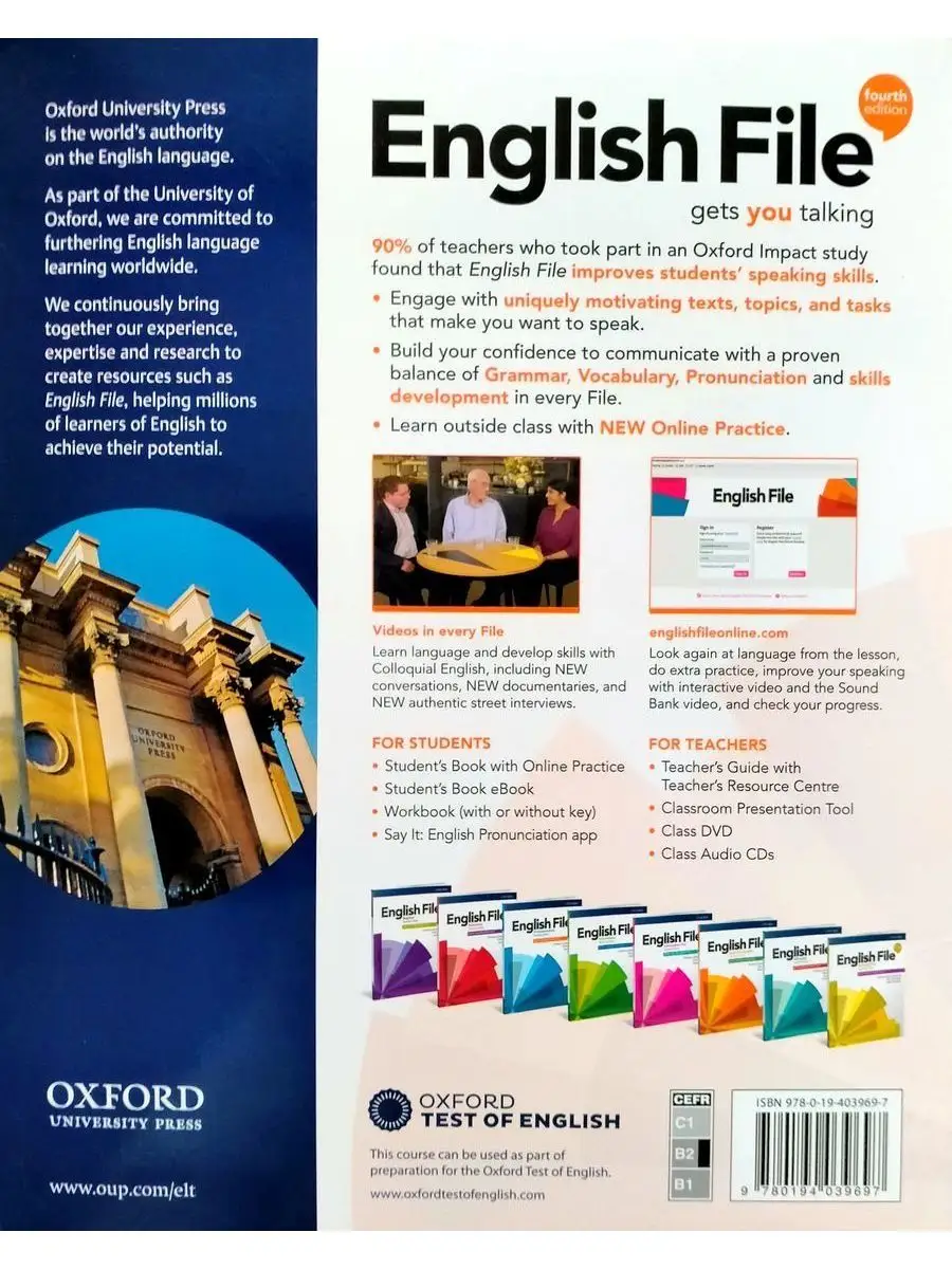 Oxford University Press English File 4 ed Upper-Intermediate Student Book &  Online