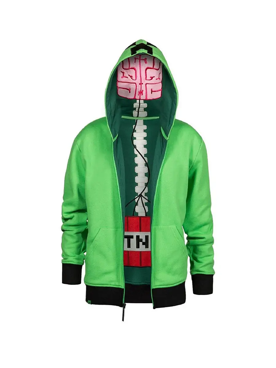 Толстовка Minecraft Big Boys Premium Zip-Up Майнкрафт (XL) Jinx купить по  цене 0 сум в интернет-магазине Wildberries в Узбекистане | 15023404