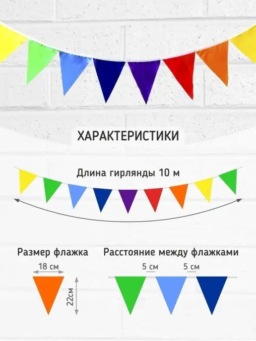 Гирлянды из флажков