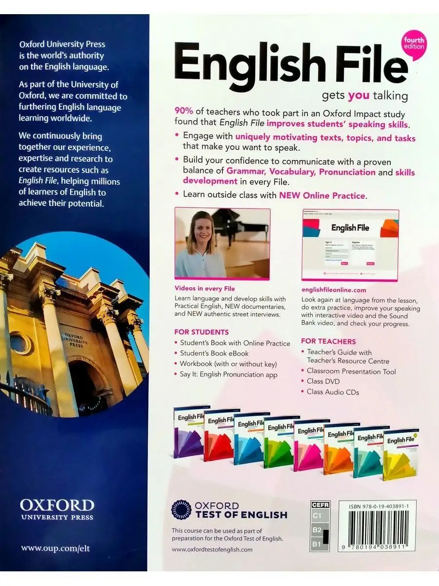 English File 4 ed Intermediate Plus Student Book & Online Pr Oxford  University Press купить по цене 276 100 сум в интернет-магазине Wildberries  в Узбекистане | 15550179