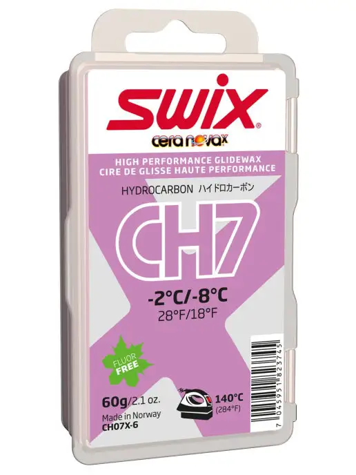 Swix Парафин, фиолетовый CH7X Violet от -2С до -8С, 60 г