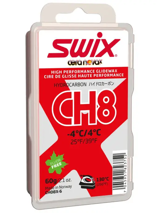 Swix Парафин, красный CH8X Red от +4С до -4С, 60 г