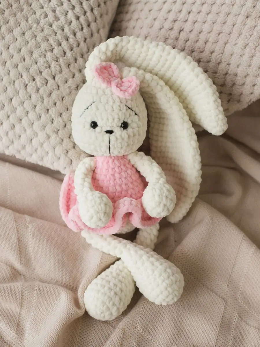 Мягкая игрушка Амигуруми Заяц AMIGURUMI.JOY купить по цене 1 509 ₽ в  интернет-магазине Wildberries | 16667831