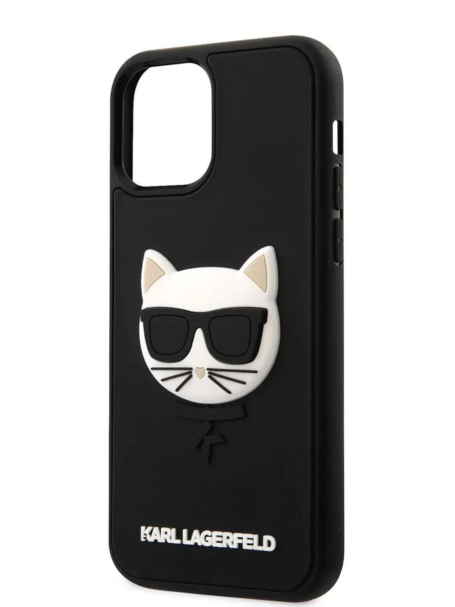 Чехол на iPhone 12 и 12 Pro прорезиненный 3D Rubber Karl Lagerfeld купить  по цене 2 040 ₽ в интернет-магазине Wildberries | 16690015