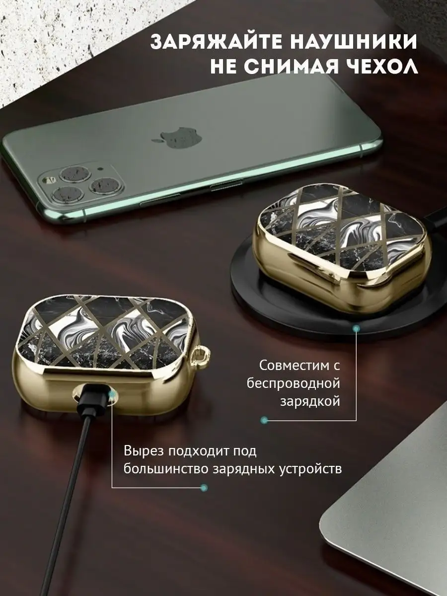 Panda Premium case Чехол на Airpods Pro противоударный