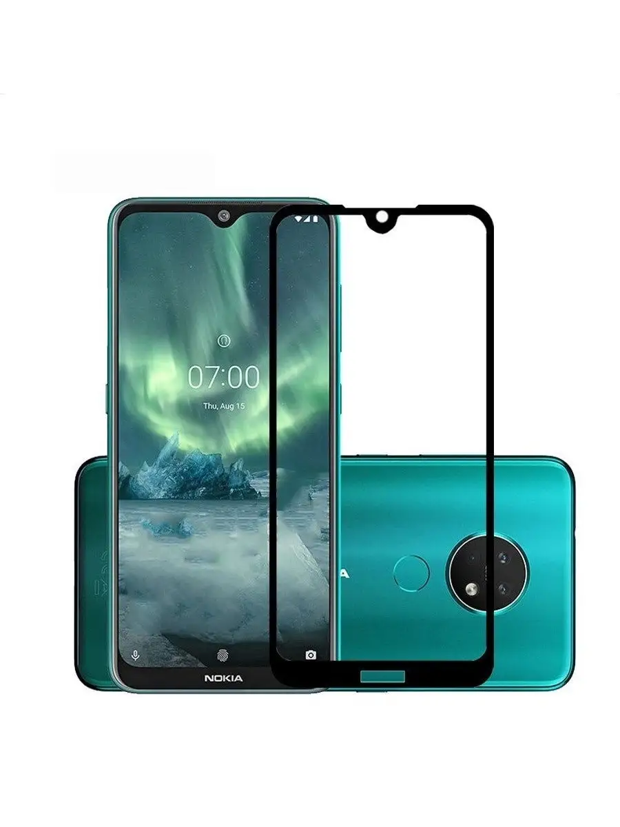 Защитное стекло для Nokia 7.2 Tempered Glass купить по цене 96 ₽ в  интернет-магазине Wildberries | 18216702