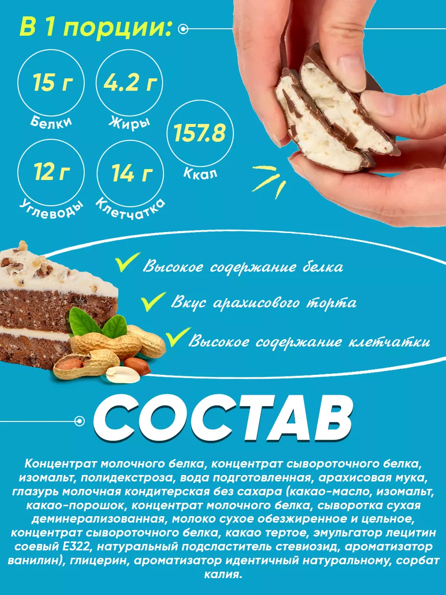 Протеиновые батончики без сахара Protein BAR, для похудения FIT KIT купить  по цене 603 ₽ в интернет-магазине Wildberries | 18668631