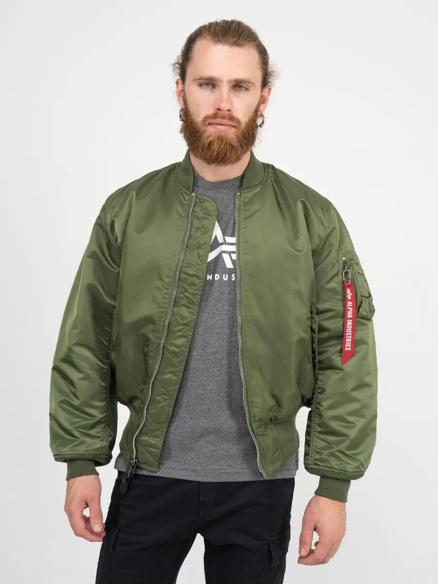 Бомбер утеплённый MA-1 Alpha Industries купить по цене 17 859 ₽ в  интернет-магазине Wildberries | 18861619