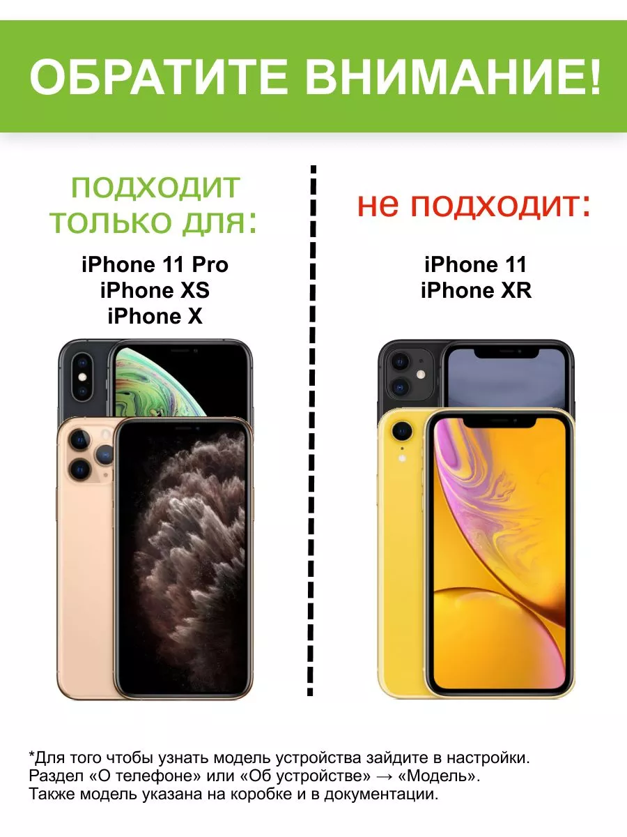 КейсБерри Стекло для iPhone 11 Pro, X, XS, 10