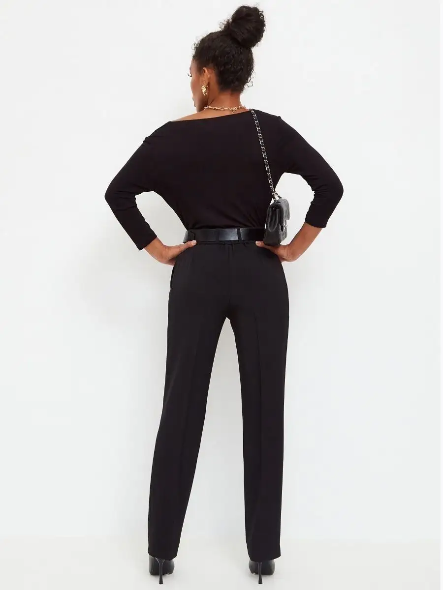 DITE Прямые брюки женские классические черные