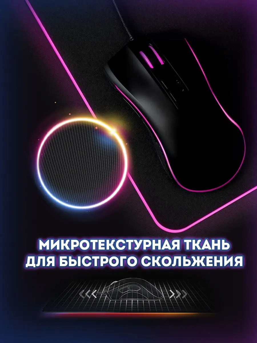 Лучшие коврики для мыши с RGB-подсветкой