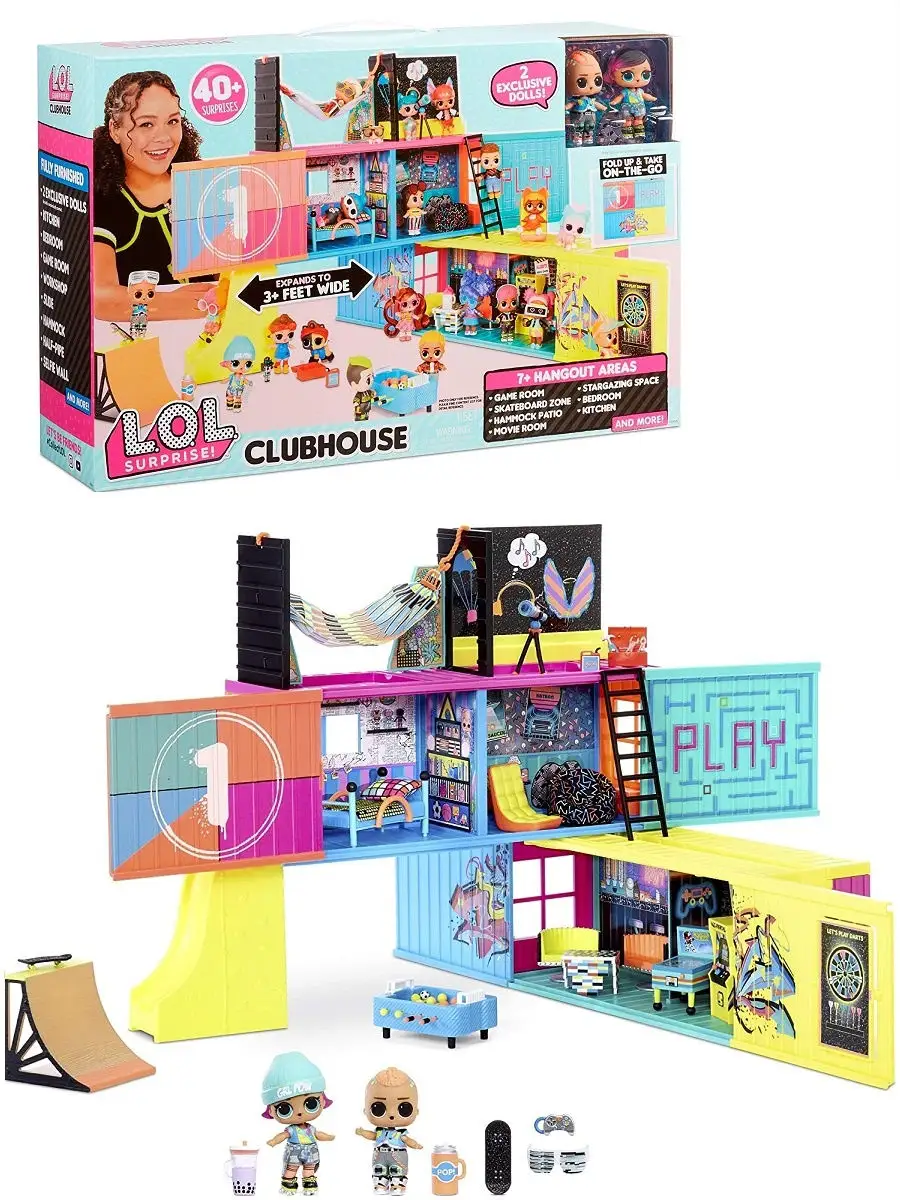 Игровой набор LOL Surprise Clubhouse Playset Клубный дом с м… L.O.L  Surprise! купить по цене 0 р. в интернет-магазине Wildberries в Беларуси |  28139314